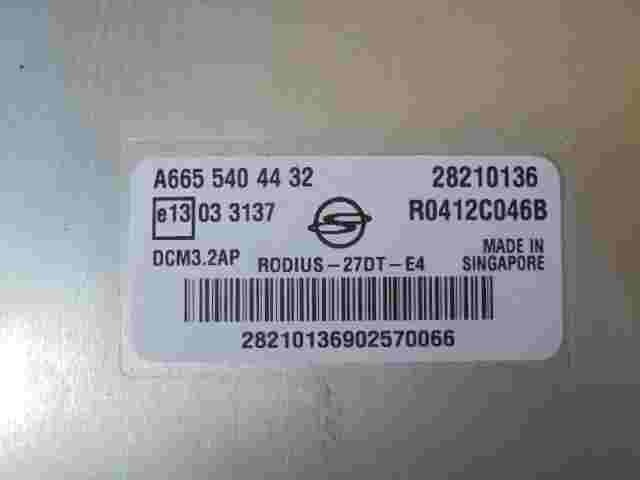 Motorsteuergerät Ssangyong Rodius A6655404432 A665 540 44 32