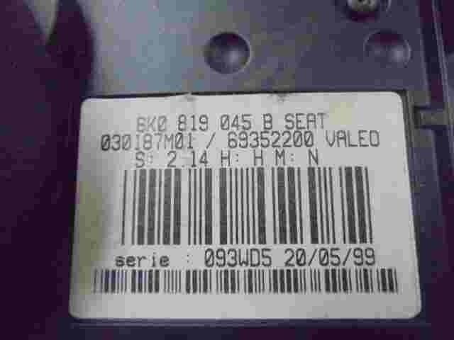 Heizungsbedienteil Klimabedienteil Caddy Seat Cordoba Ibiza 6K0819045B 6935220