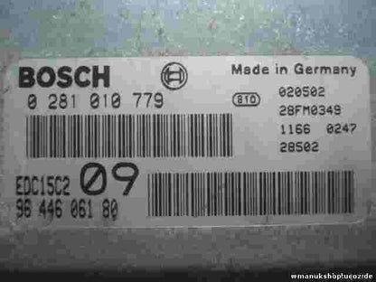 Motorsteuergerät Peugeot 307 96 446 061 80 9644606180 EDC15C2 09