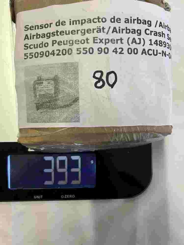 Airbagsensor Airbagsteuergerät Fiat Scudo Peugeot  (AJ) 1489306080 550904200