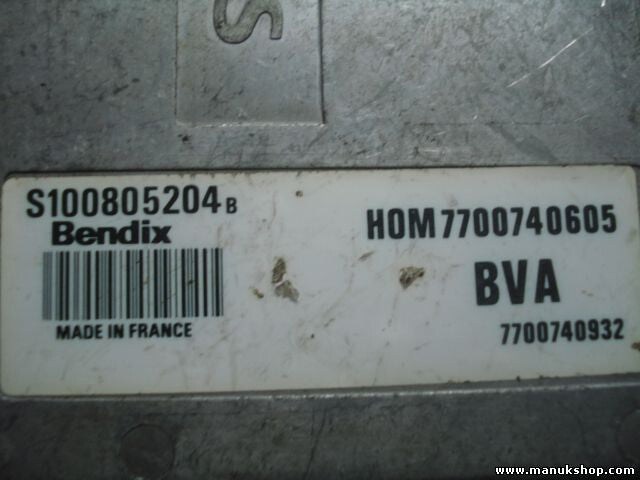 Motorsteuergerät Renault Siemens HOM7700740605 BVA 7700740932 Bendix S100805204B