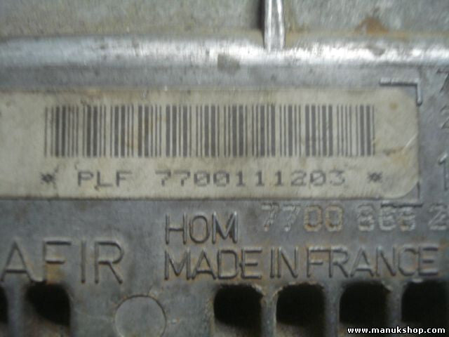 Motorsteuergerät Renault Clio 1996 1.2 SAGEM 7700110399 7700111203 HOM7700868294