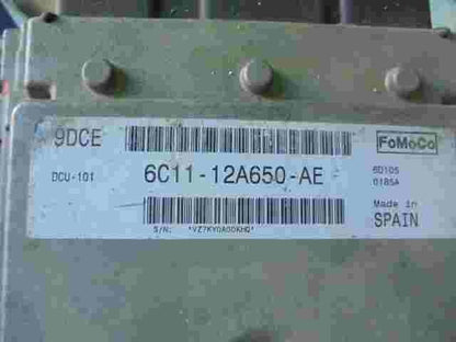 Motorsteuergerät Ford Tansit 2.4 6C1112A650AE 6C11-12A650-AE FoMoCo 9DCE DCU-101