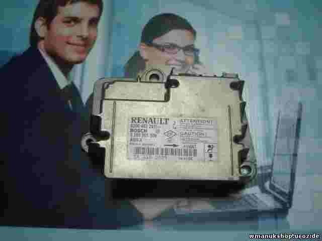 Airbagsensor Airbagsteuergerät Renault Modus 8200463297 BOSCH 0285001509 AB9.X