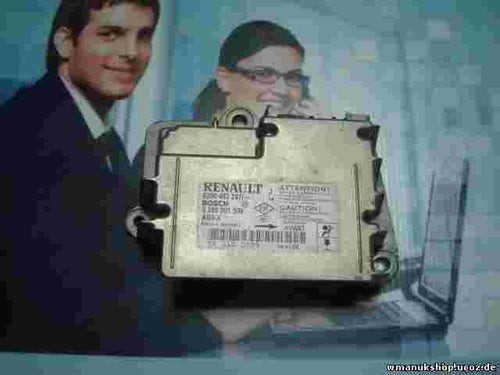 Airbagsensor Airbagsteuergerät Renault Modus 8200463297 BOSCH 0285001509 AB9.X