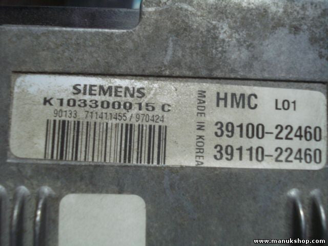 Motorsteuergerät Hyundai Excel Accent II Pony 3910022460 3911022460 K103300015C