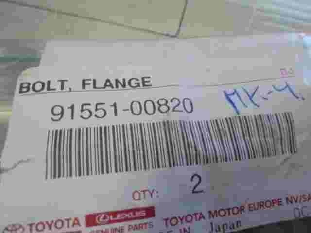 Bolt Flange  Toyota Agya Wigo Avanza Veloz 9155100820 91551-00820