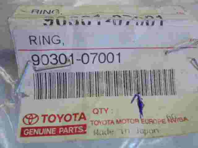 Fuel Injector O-Ring  Toyota 9030107001 90301-07001