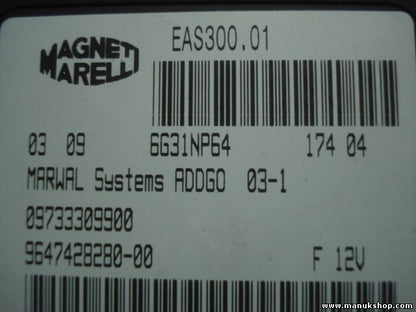 Steuergerät Wegfahrsperre Alarmmodul Peugeot 307 407 964742828000 09733309900