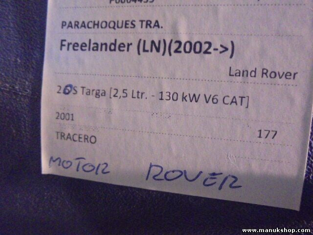 Stoßstange hinten Land Rover Freelander LN 2002 2.5 130 KW V6 CAT