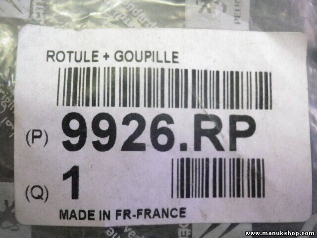 Befestigungsanordnung Citroen Peugeot 9926RP 9926.RP