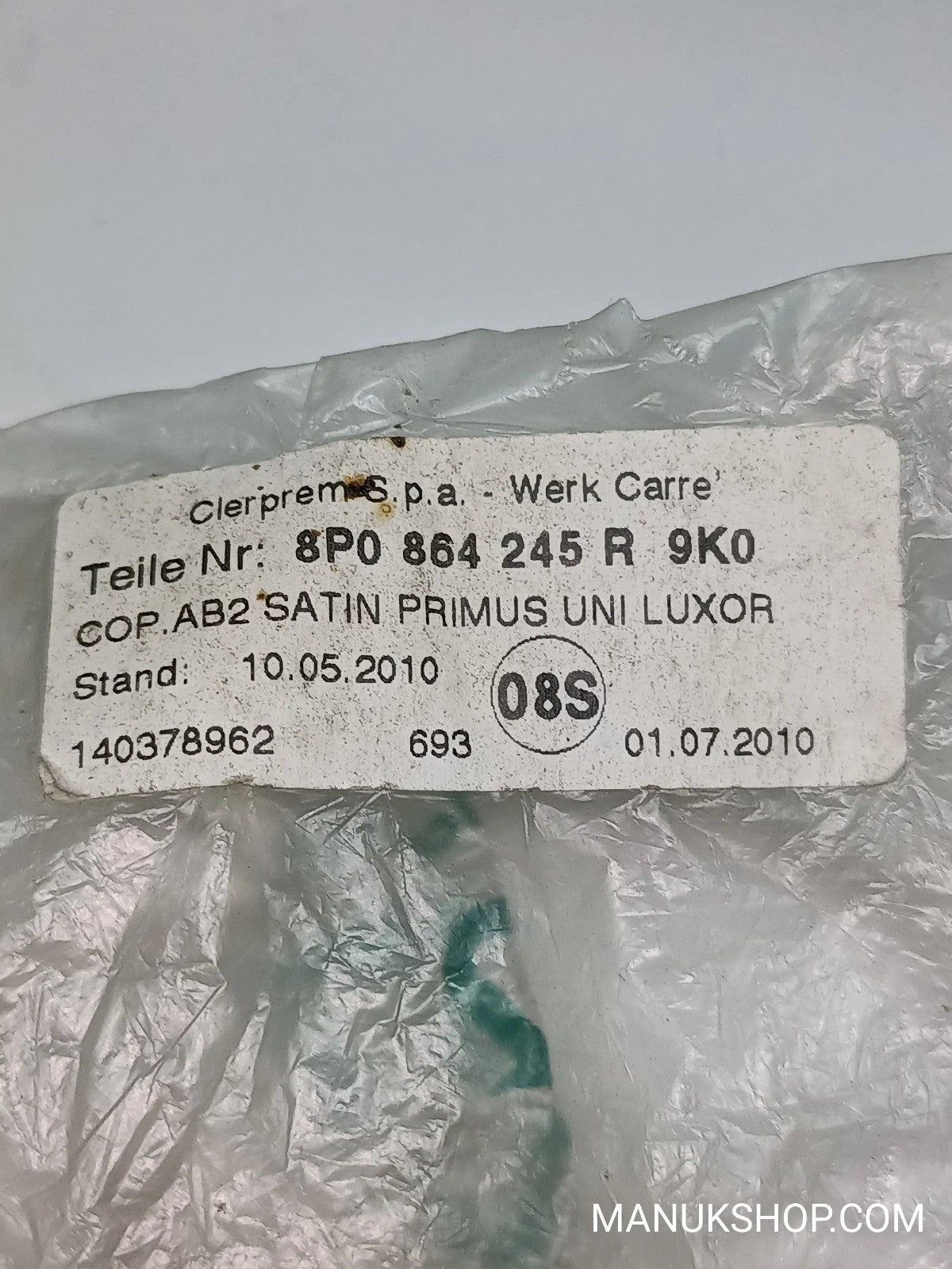 Armlehne Audi A3 8P0864245R 8P0 864 245 R 9K0 8P0 864 245 R 9K0 8P0864245R9K0