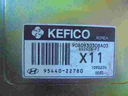 Motorsteuergerät Hyundai Elantra 9544022780 95440-22780 X11 KEFICO 109220X