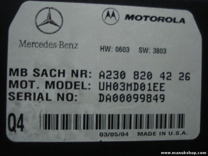 Steuergerät Interface Mercedes-Benz 2003 W 639 V 639 W639 V639 A2308204226 Q4
