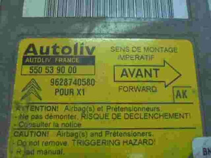 Airbagsensor Airbagsteuergerät Citroen Xantia (AK) 9628740580 550539000