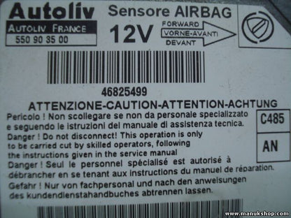 Airbagsensor Airbagsteuergerät Fiat Doblo 1.4 2000 (AN) 46825499
