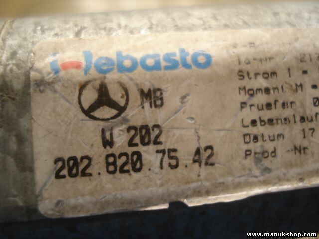 Schiebedachmotor Mercedes-Benz W202 2028204710 202 820 47 10 2028207542