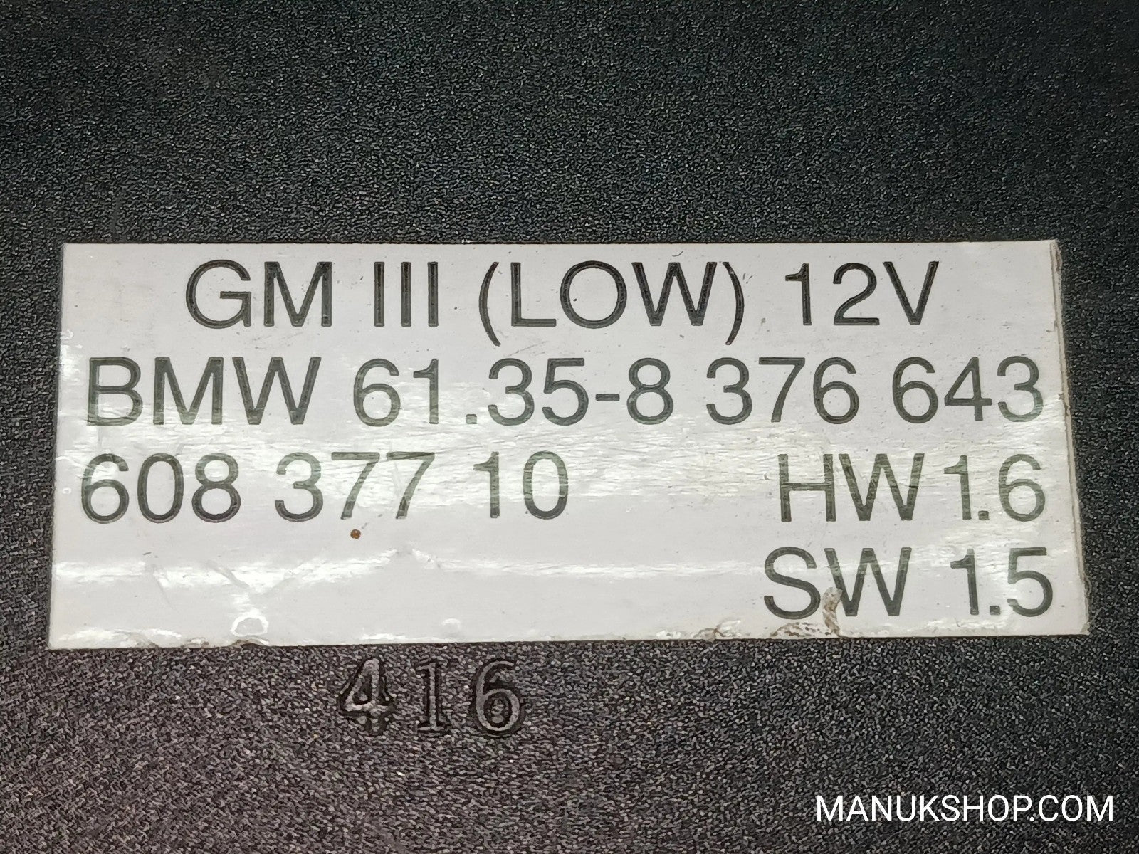 Steuergerät Licht signale BMW E39 61358376643 61.35-8 376 643 60837710