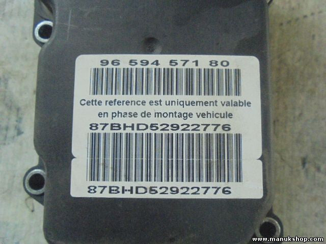 ABS Steuergerät Peugeot 307 BOSCH 0 265 800 395 0265800395 9659457180 9657352780