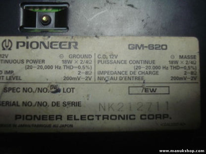 Verstarker Audi Pioneer GM-620 NK212711 GM620