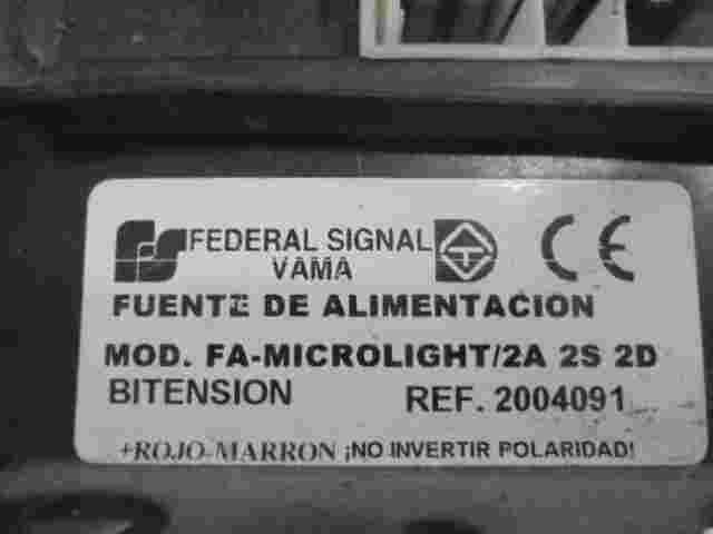 Steuergerät Quelle der Nahrung ML2A 2S 2D FEDERAL SIGNAL VAMA REF.2004091
