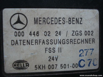 Datenerfassungsrechner Mercedes FSS II 0004460224 ZGS 002 HELLA 5KH00750100