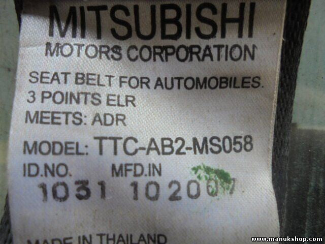 Sicherheitsgurt Gurt Mitsubishi L200 k6/7 1996 TTCAB2MS058 TTC-AB2-MS058