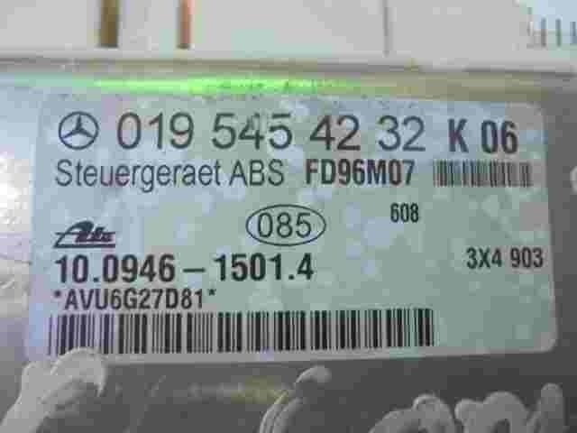 Steuergerät ABS Mercedes C Class W202 0195454232 (K06) FD96M07 ATE 10094615014