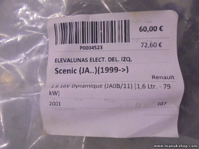 Fensterheber elektrisch Vorne Links Renault RX4 400733T2 400733 T2 MERITO 114145