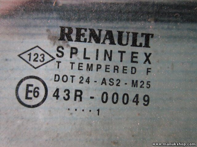 Türscheibe Seitenscheibe vorne rechts Renault Scenic 2001 4x4 43R00049 43R-00049