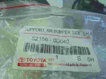 Support Rear Bumper Side LH A  Toyota Yaris 521560D040 52156-0D040