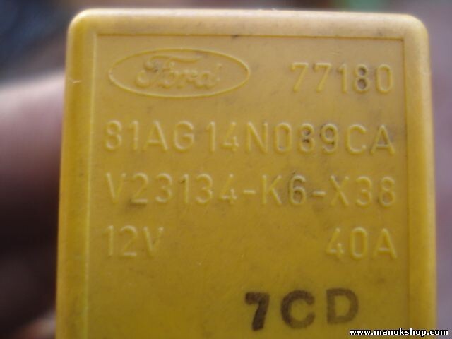 Glühkerzen Relais   Ford Escort Fiesta Mondeo 81AG14N089CA V23134-K6-X38