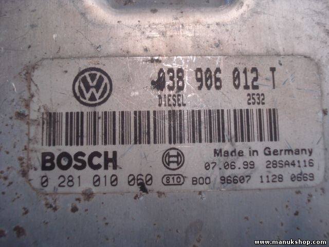 Motorsteuergerät Seat Toledo 038 906 012 T 038906012T 0 281 010 060 0281010060