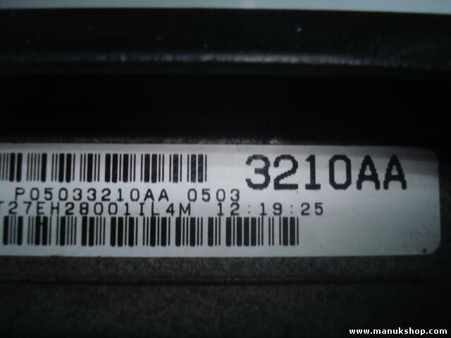Motorsteuergerät Chrysler Neon II 2000 P05033058AG 05033058AG P05033210AA