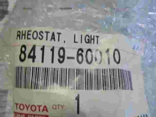 Rheostat Light  Toyota Land Cruiser Lexus LX 450 RAV4 8411960010 84119-60010