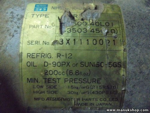 Klimakompressor Nissan Patrol GQ Y60 Terrano R20 Pick-up 4350345010 9260040L01