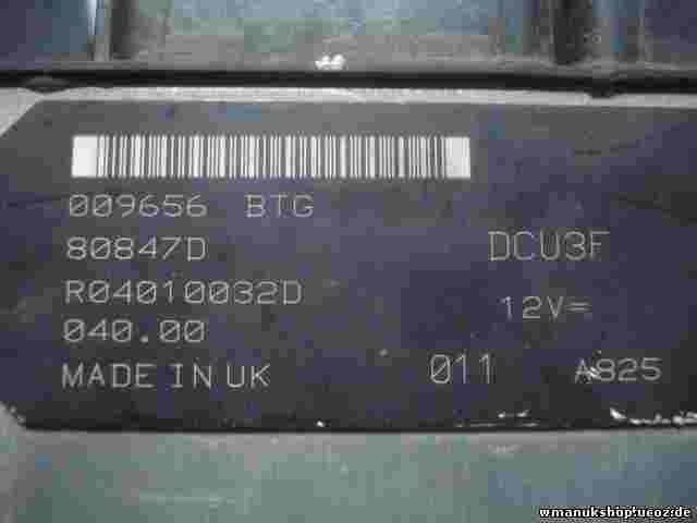 Motorsteuergerät Fiat Punto 99-03 1.9 46763751 DCU3F.001 R04010032D 80847D DCU3F