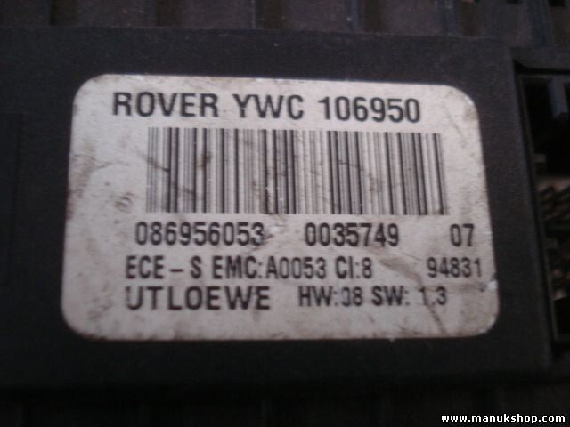 Lichtschalter ROVER 75 YWC106950 YW C106950 086956053