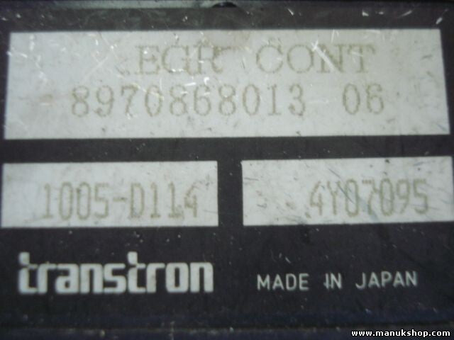 AGR Steuereinheit Opel Monterey Isuzu Trooper 8970868013 06 897086801306