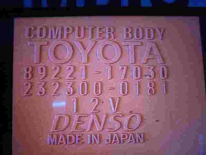 Karosseriesteuergerät Toyota MR2 ZZW30 8922117030 89221-17030 DENSO 2323000181