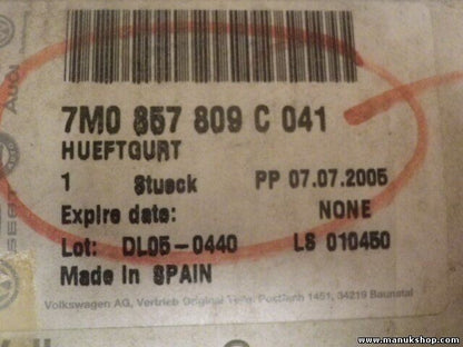 VW Volkswagen Audi Seat Skoda  7M0857809C 041  7M0857809C041 7M0 857 809 C 041