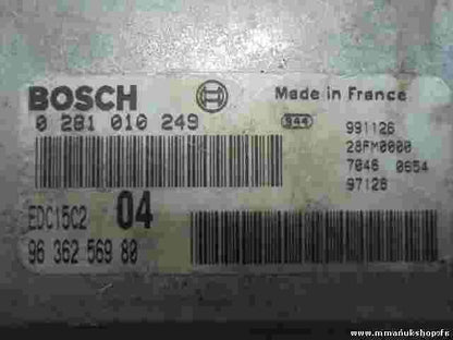 Motorsteuergerät Citroen Xsara 9636256980 EDC15C204 28FM0000 BOSCH 0281010249