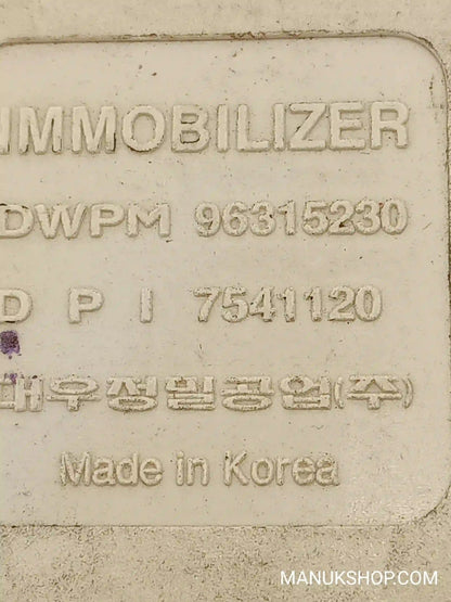 Steuergerät Wegfahrsperre  Daewoo Matiz 96315230 7541120 DWPM