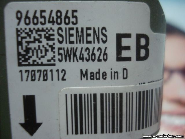 Airbagsensor Airbagsteuergerät Chevrolet Aveo 96654865 SIEMENS 5WK43626