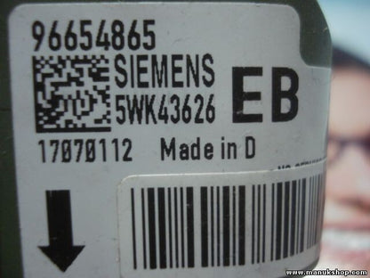 Airbagsensor Airbagsteuergerät Chevrolet Aveo 96654865 SIEMENS 5WK43626