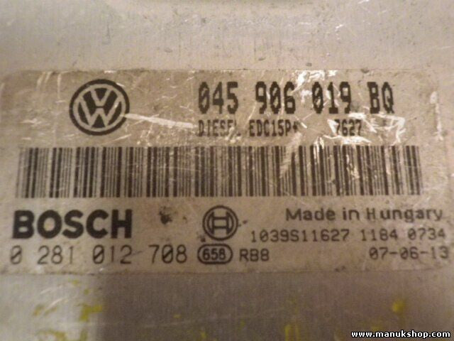 Motorsteuergerät Skoda Fabia VW Ibiza 1.4TDI EDC15P 045906019BQ BOSCH 0281012708
