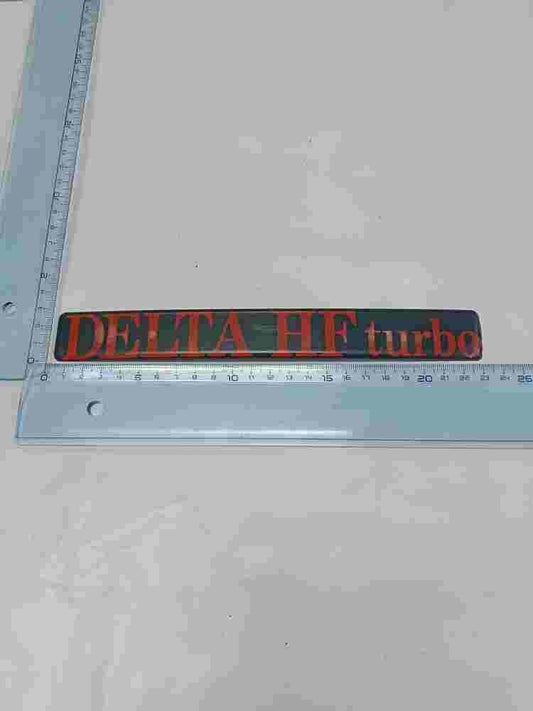 Emblem  Lancia Delta HF Turbo 23cm.