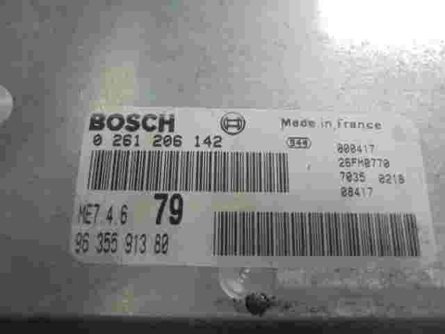 Motorsteuergerät Peugeot 406 PSA 9635591380 BOSCH 0261206142 ME74679 26FM0770
