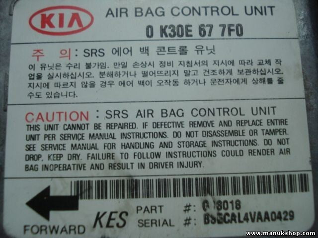 Airbagsensor Airbagsteuergerät Kia Rio KES 0 K30E 67 7F0 0K30E677F0 OK30E677F0