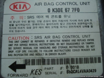Airbagsensor Airbagsteuergerät Kia Rio KES 0 K30E 67 7F0 0K30E677F0 OK30E677F0